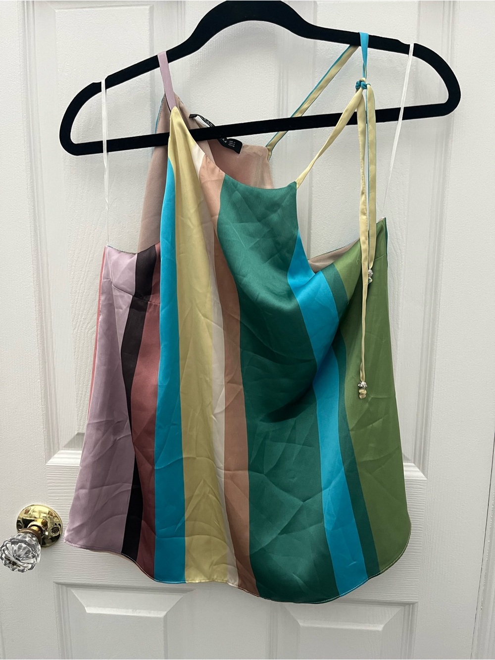 Striped Multicolour Haltered Top - Picture 2 of 11